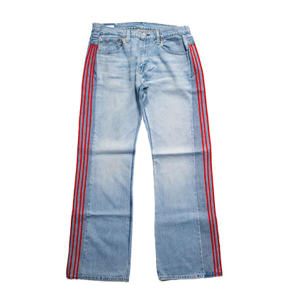 A.H.D STRIPED DENIM