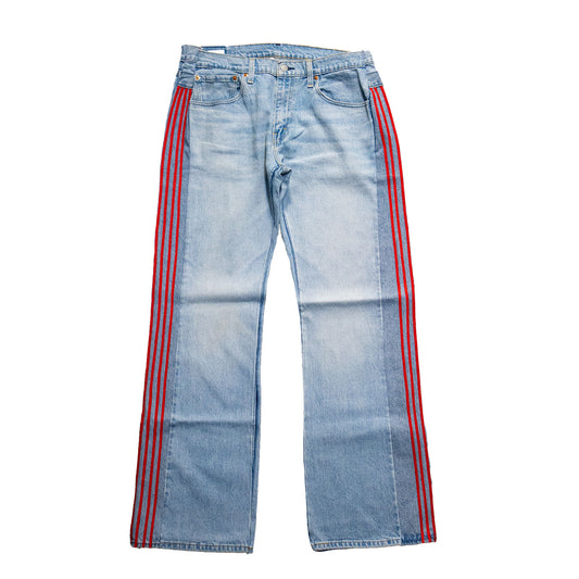 A.H.D STRIPED DENIM